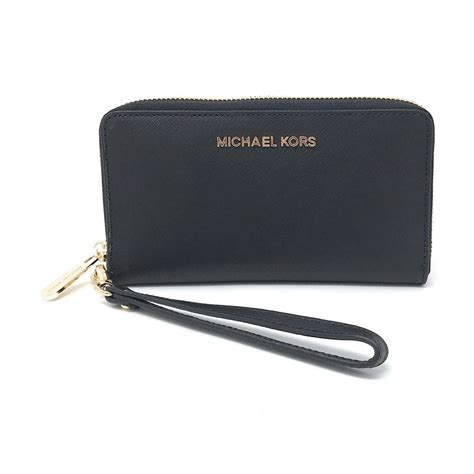 michael kors large leather smartphone wristlet|Jet Set Large Leather Smartphone Wristlet Wallet .